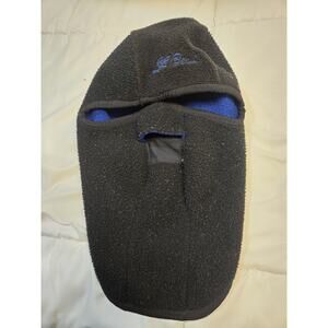 Vtg L.L.Bean Gore-Tex Polartec Fleece Lined Trapper Baklava Blue Cursive Letters